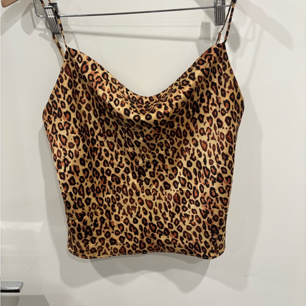 Zara Animal Print Camisole Top